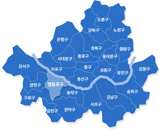 서울 영등포구 지도